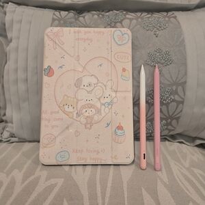 Samsung Tab A9 Case With Two Stylus Pens